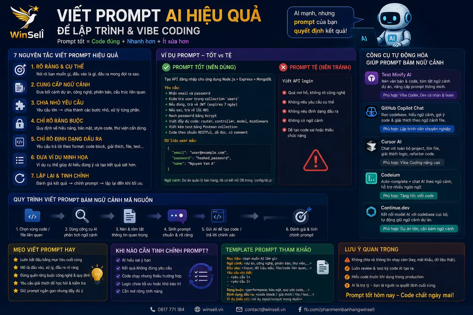 Cách Viết Prompt AI Hiệu Quả Cho Lập Trình Và Vibe Coding